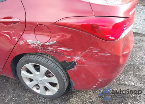 2012 Hyundai Elantra Limited (Ulsan Plant) из США, поврежденный, VIN KMHDH4AE9CU464554